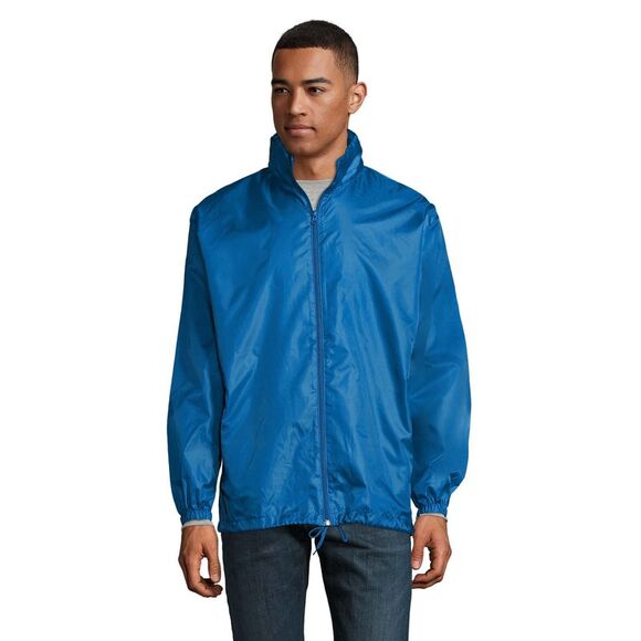 SOLS Unisex Shift Showerproof Windbreaker Jacket / Royal Blue - Picture 2 of 3
